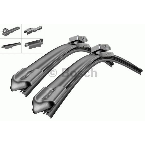 Wiper set Bosch Aerotwin Multi-Clip Spoiler AM462S, 600/475 mm