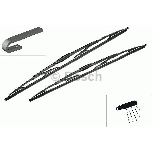 Wiper set Bosch Twin 405, 550/550 mm