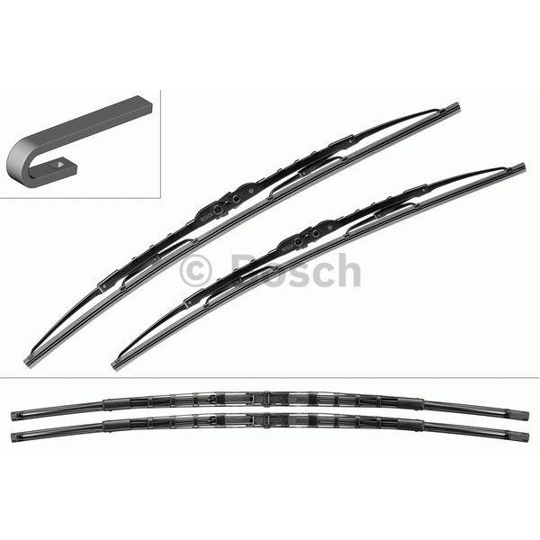 Wiper set Bosch Twin 408, 530/530 mm