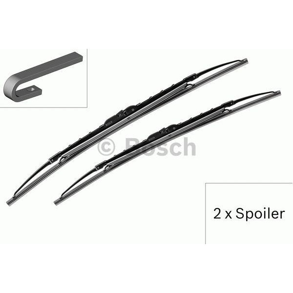 Wiper set Bosch Twin Spoiler 046S, 680/680 mm