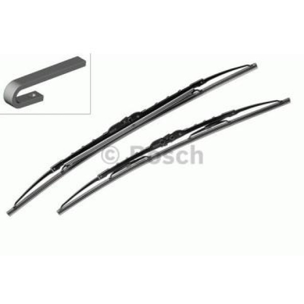 Wiper set Bosch Twin Spoiler 606S, 600/500 mm