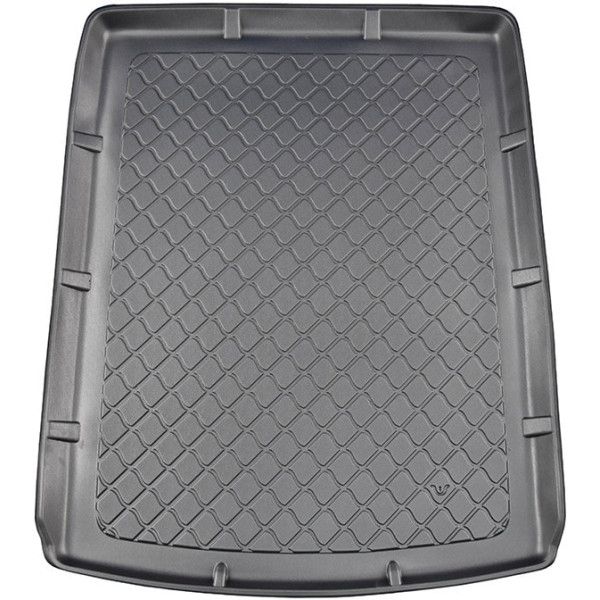Rubber trunk mat Audi A6 C7 Station Wagon 2011-2018 (only for models with cargo securing rails)