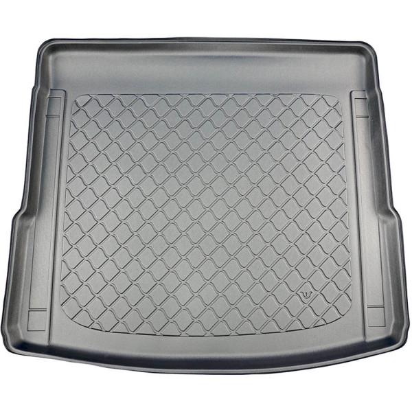 Rubber trunk mat Audi Q5 FYT Sportback from 2017 (Non-adjustable rear seats, not for TFSI e Plug-in Hybrid)