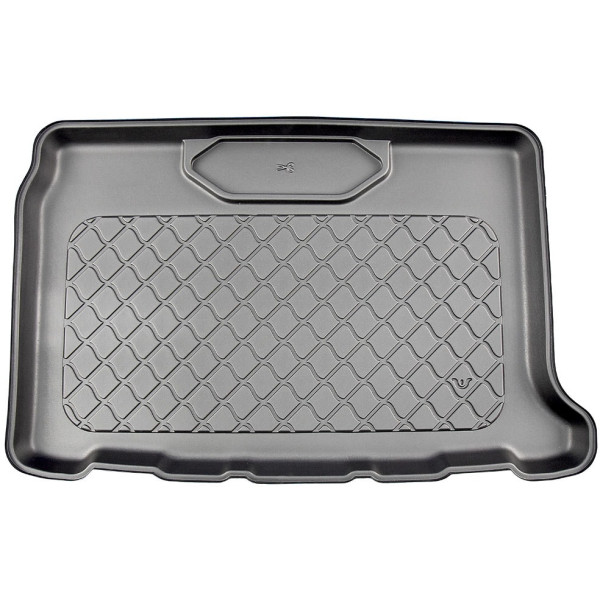 Rubber trunk mat Citroen DS3 Crossback from 2019 (with subwoofer)