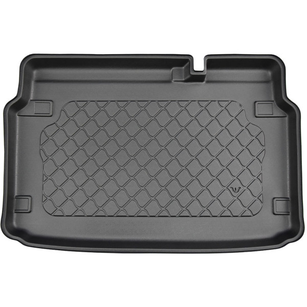 Rubber trunk mat Ford Ecosport from 2018 (bottom part / one-level boot)