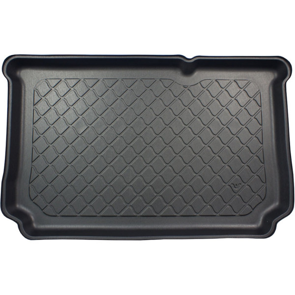 Rubber trunk mat Ford Fiesta Hatchback from 2017 (one-level boot)