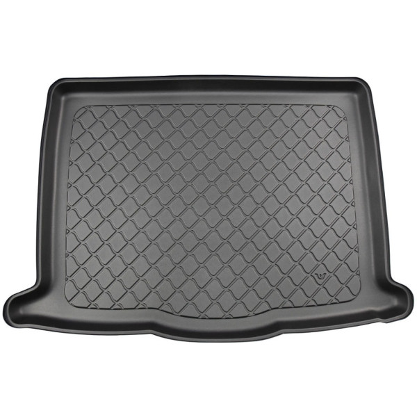 Rubber trunk mat Ford Focus Active from 2018 (bottom part / version with non-standard spare wheel)