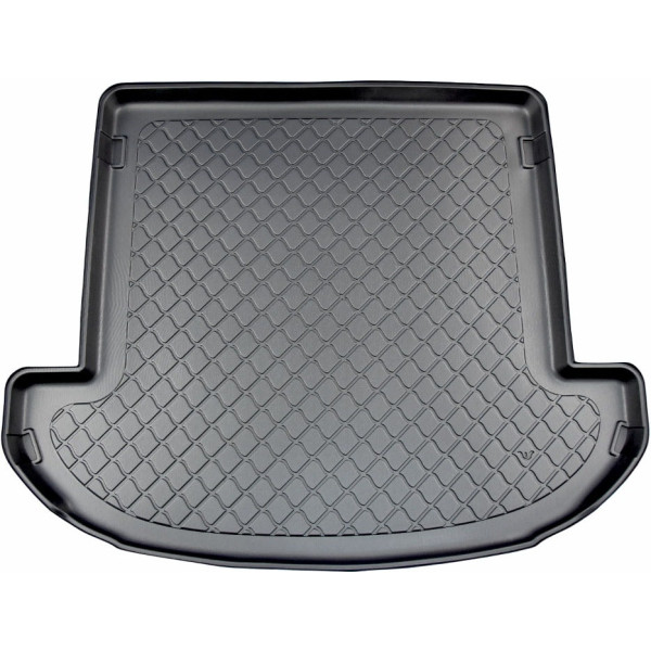 Rubber trunk mat Hyundai Santa Fe 2018-2020 (7 places / 3rd row lowered)