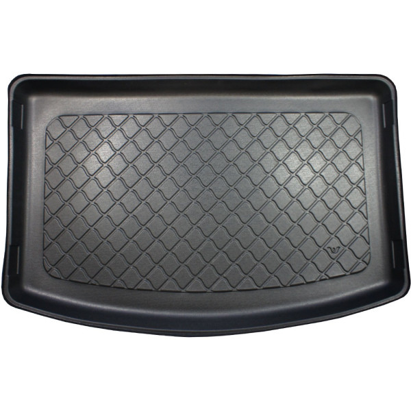 Rubber trunk mat Kia Rio Hatchback from 2017 (one-level boot / not for Mild Hybrid)