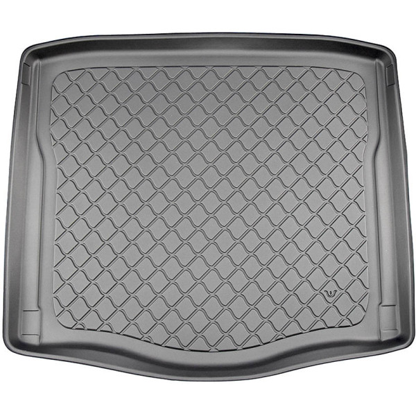 Rubber trunk mat Mercedes CLA C117 Coupe 2013-2019 (without right niche)