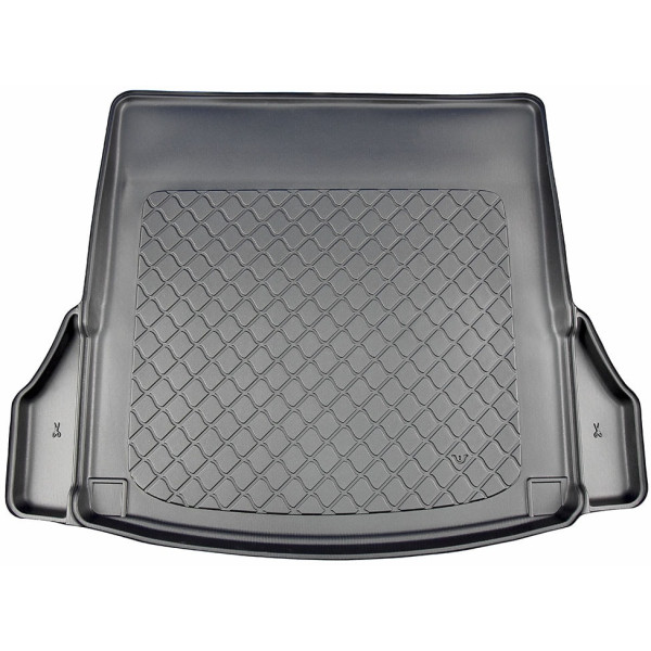 Rubber trunk mat Mercedes CLA C118 Coupe from 2019 (cut off the niches of the right and left sides)