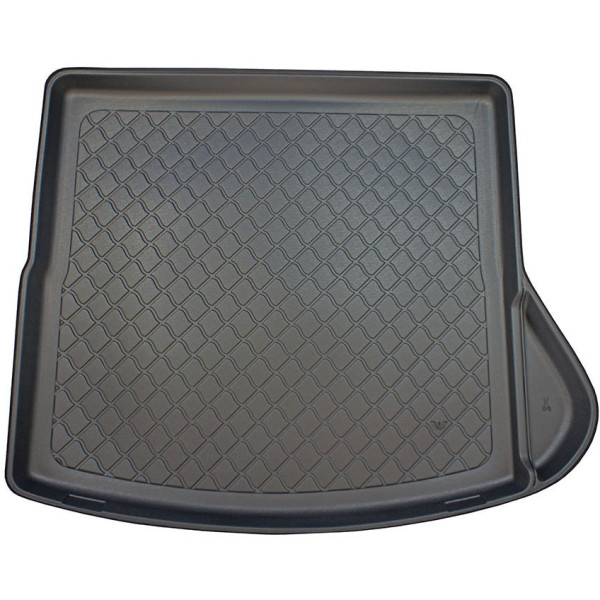 Trunk mat Mercedes CLA X117 Shooting Brake (Combi) 2015-2019 (the cut off part of the right niche)