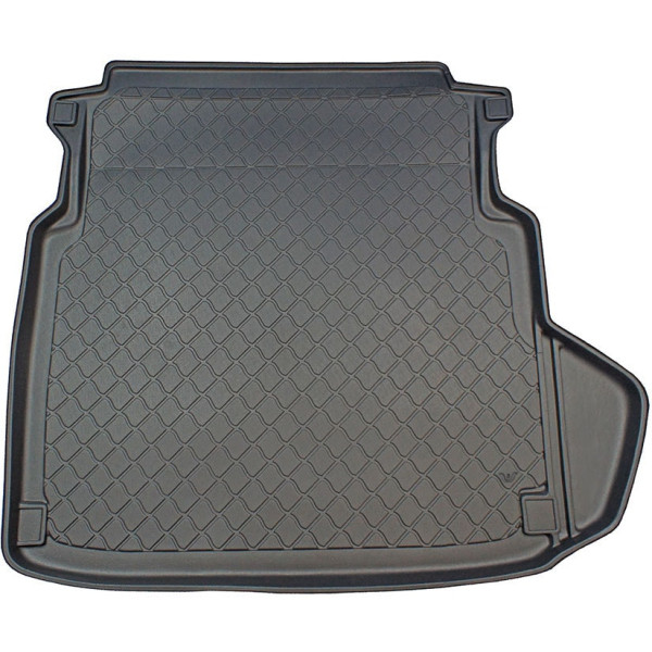 Rubber trunk mat Mercedes E-class W211 Sedan 2002-2009 (without left niche, the cut off part of the right niche)