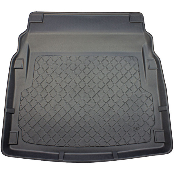 Rubber trunk mat Mercedes E-class W212 Sedan 2009-2016 (without niches, with ascent to the rear seat)