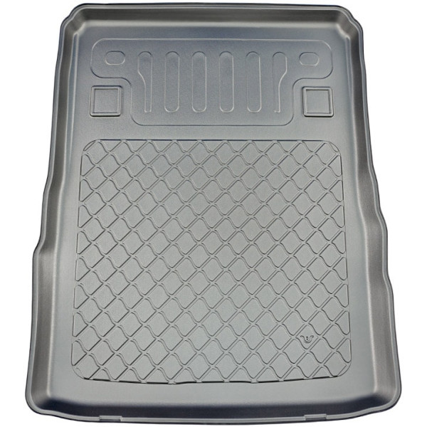 Rubber trunk mat Mercedes S-class V223 long from 2020 (Sedan / sliding rear seats)