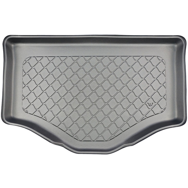 Rubber trunk mat Mitsubishi Space Star 2013-2019 (one-level boot)