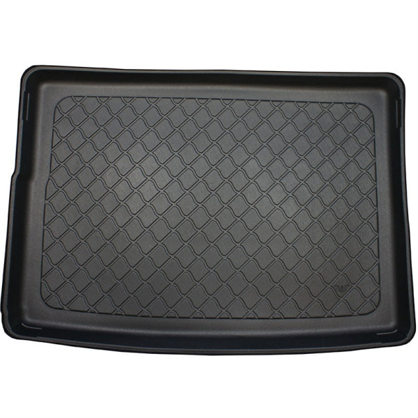 Rubber trunk mat Opel Astra K Hatchback from 2015 (upper part / with a thin spare wheel)