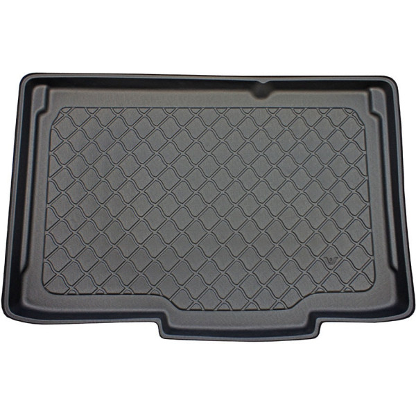 Rubber trunk mat Opel Corsa E Hatchback 2014-2019 (bottom part)