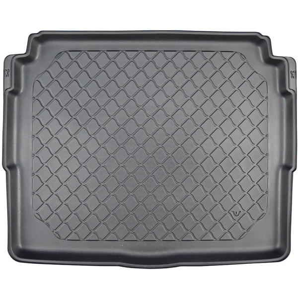 Rubber trunk mat Opel Crossland X from 2017 (bottom part / not for Hybrid)