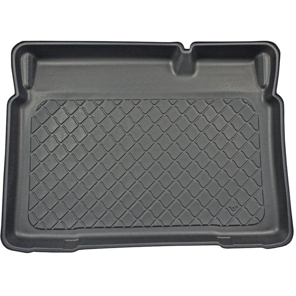 Rubber trunk mat Opel Crossland X from 2017 (bottom part / one-level boot)