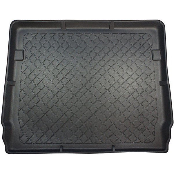 Rubber trunk mat Peugeot 5008 2009-2017 (5/7 places / 3rd row lowered)