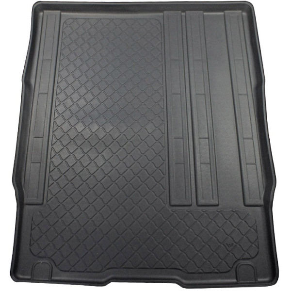 Rubber trunk mat Peugeot Expert L2 from 2016 (from second row of seats)