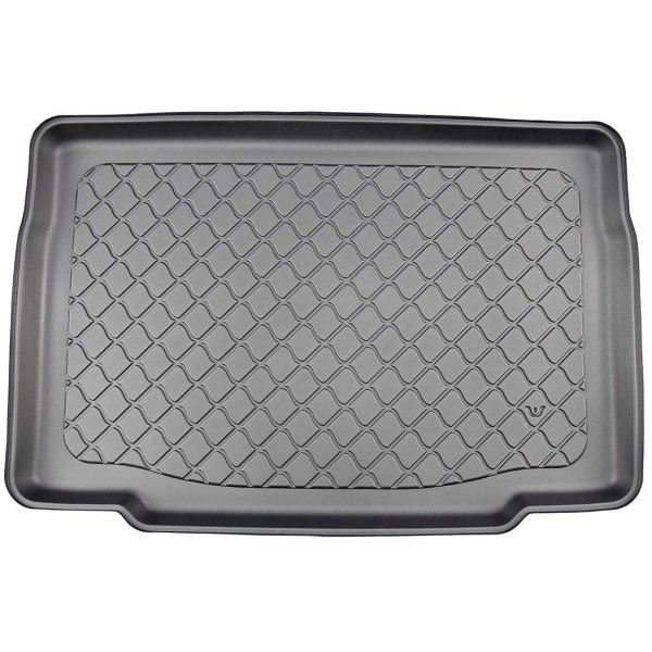 Rubber trunk mat Renault Clio Hatchback from 2019 (one-level boot)