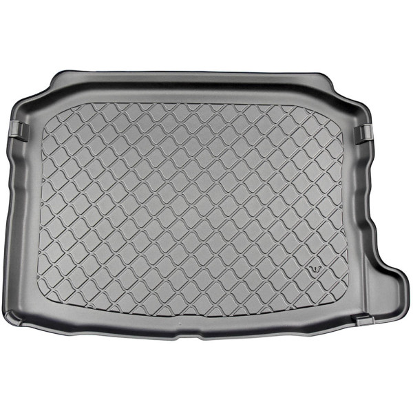 Rubber trunk mat Seat Leon mHEV (KL) Hatchback from 2020 (bottom part / one-level boot)