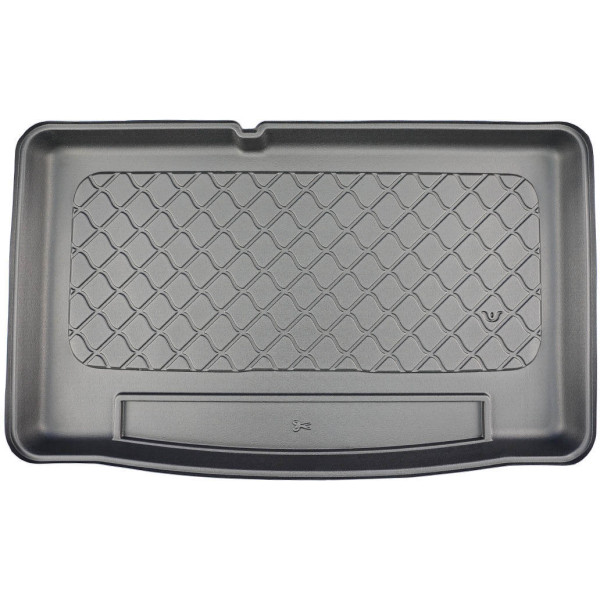 Rubber trunk mat Skoda Citigo-e (electric) Hatchback from 2020 (bottom part)