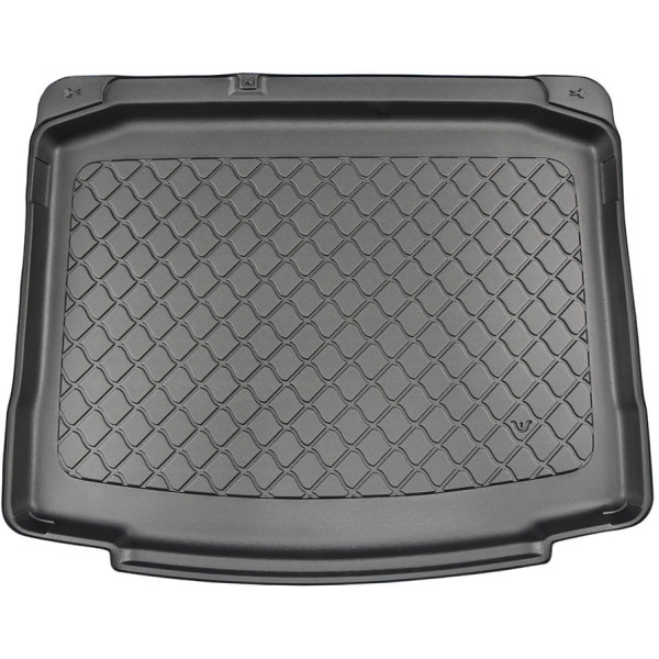 Trunk mat Skoda Karoq from 2017 (bottom part, version with non-standard spare wheel)