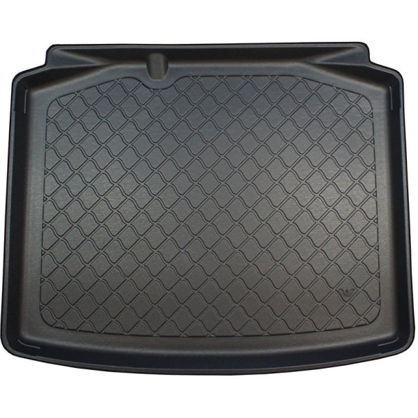 Rubber trunk mat Skoda Rapid Spaceback 2013-2019 (bottom part / one-level boot)