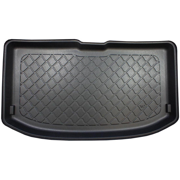 Rubber trunk mat Suzuki Ignis Hatchback from 2017 (rear seats slide backwards and forwards)