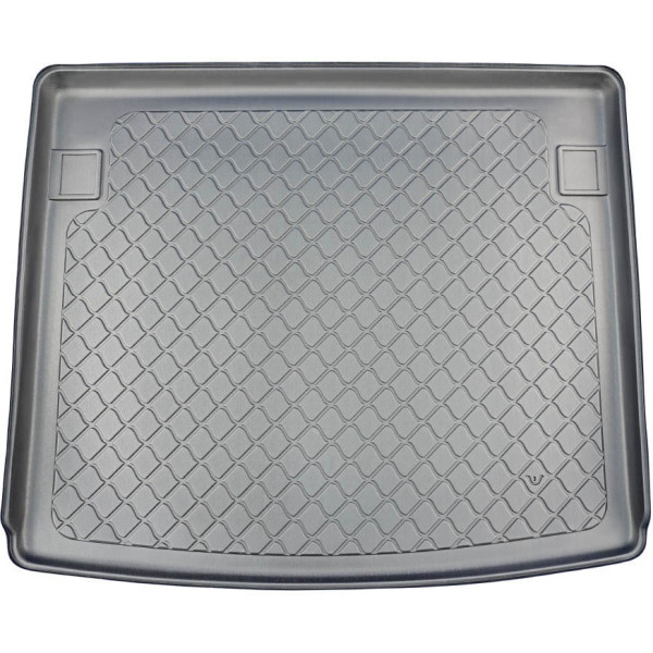 Rubber trunk mat Volkswagen Caddy (Caddy, Life, Style, Move, Kombi) from 2020 (5 places)