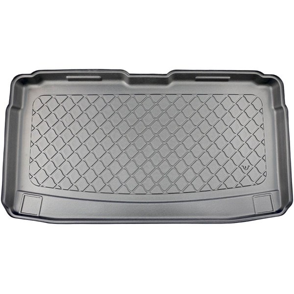 Rubber trunk mat Volkswagen Caddy Maxi (Caddy, Life, Style, Move, Kombi) from 2020 (7 places / behind third row of seats)