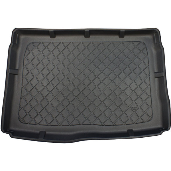 Rubber trunk mat Volkswagen Golf V Hatchback 2003-2008 (version with standard spare wheel)