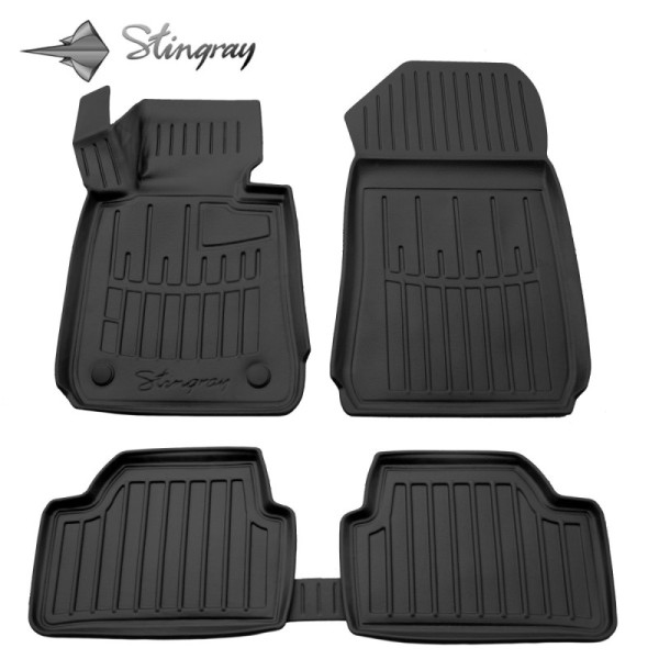 Rubber 3D mats BMW 1 E87 2004-2011, 5 pcs / black / 5027135 / higher edges