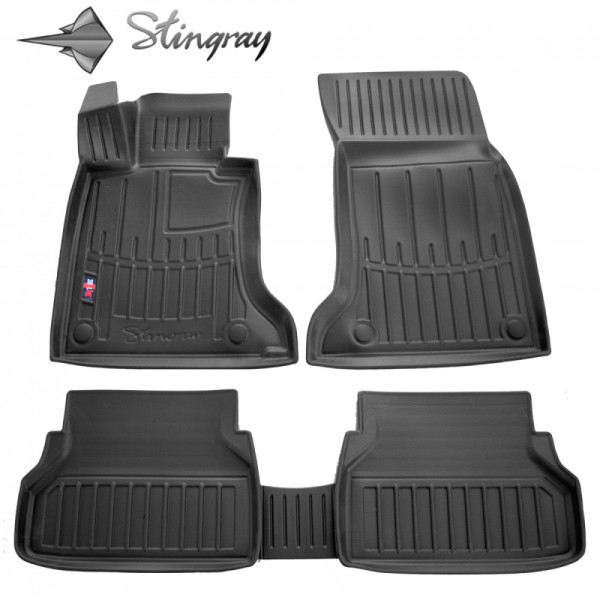 Rubber 3D mats BMW 5 E60 2003–2010, 5 pc. / black / 5027115 / higher edges