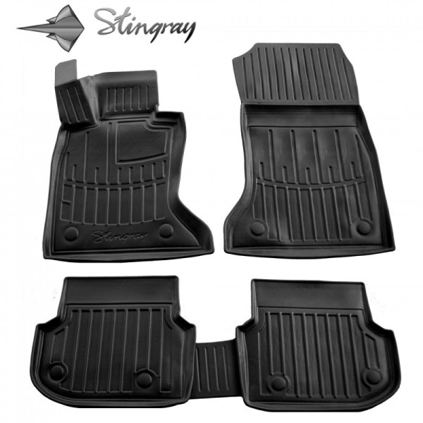 Rubber 3D mats BMW 5 F10, F11 2010-2013, 5 pc. / black / 5027145 / higher edges