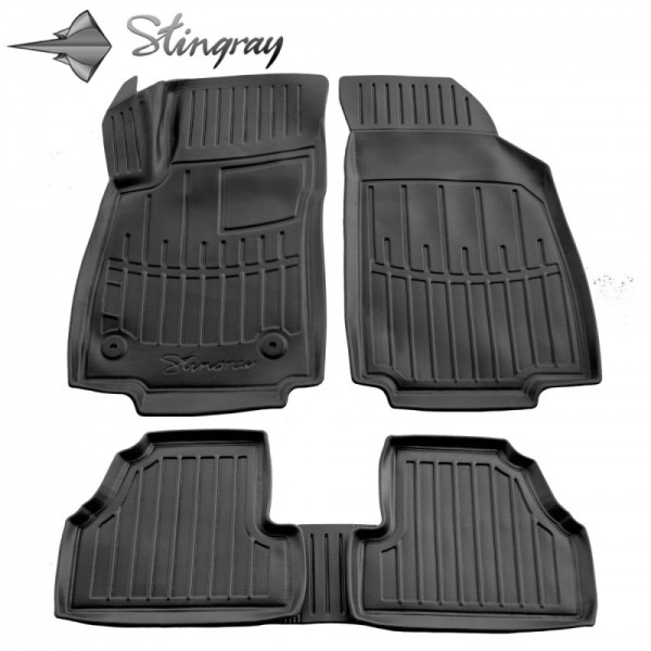 Rubber 3D mats CHEVROLET Trax 2012-2021, 5 pc. / black / 5015165 / higher edges