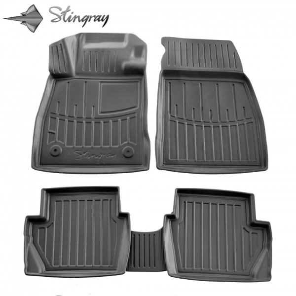 Rubber 3D mats FORD Puma from 2019 5 pc. / black / 5007165 / higher edges