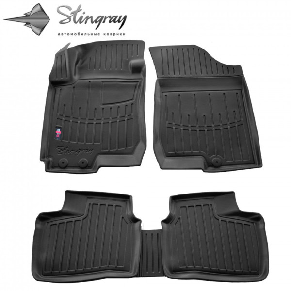 Rubber 3D mats HYUNDAI i30 FD 2007-2012, 5 pcs / black / 5009195 / higher edges