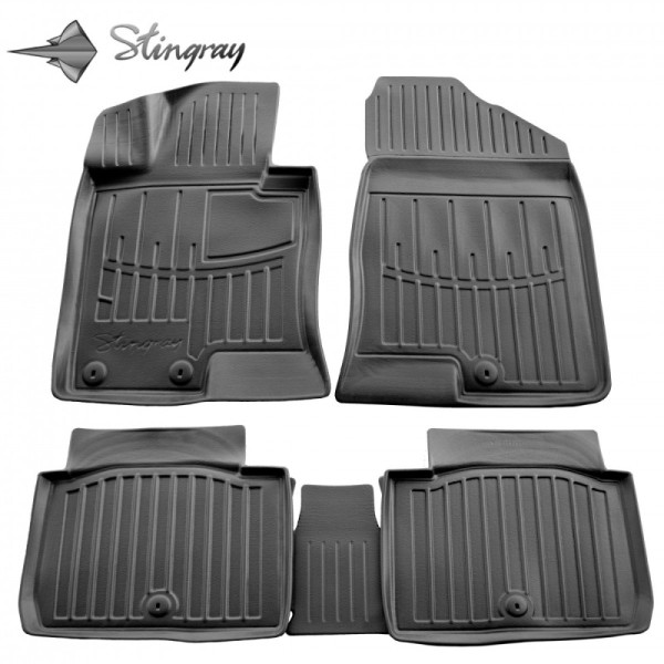 Rubber 3D mats HYUNDAI Sonata YF 2009-2014, 5 pc. / black / 5009285 / higher edges