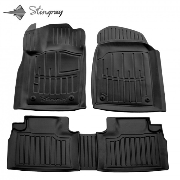 Rubber 3D mats JEEP Grand Cherokee WK2/WL from 2010 5 pc. / black / 5046055 / higher edges