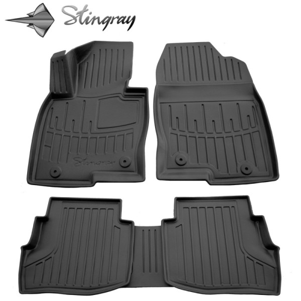 Rubber 3D mats MAZDA CX-9 TC from 2016 5 pc. / black / 5011155 / higher edges