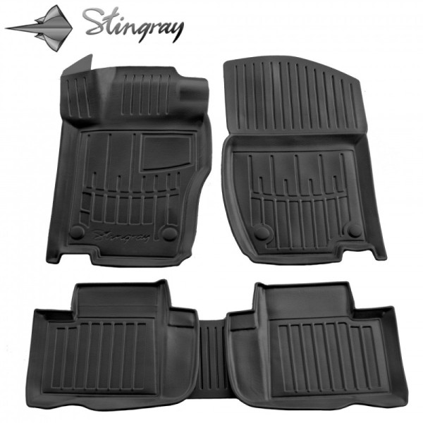 Rubber 3D mats MERCEDES BENZ W164 ML 2005-2011, 5 pc. / black / 5012115 / higher edges