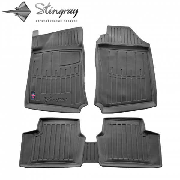 Rubber 3D mats OPEL Vectra B 1995-2002, 5 pcs / black / 5015145 / higher edges