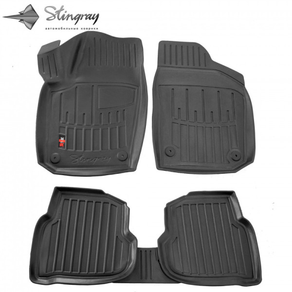 Rubber mats VOLKSWAGEN Polo 2010-2020 sedan