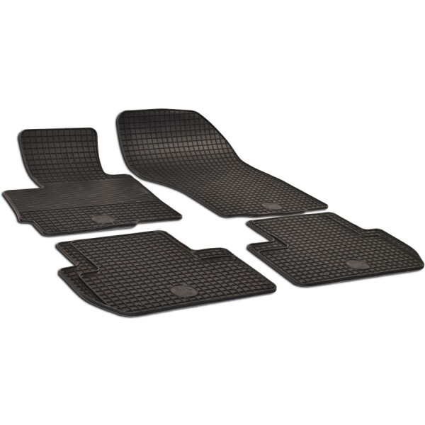 Rubber mats Citroen C4 AIRCROSS (2012-2017), 4 pcs/ 215374 / black