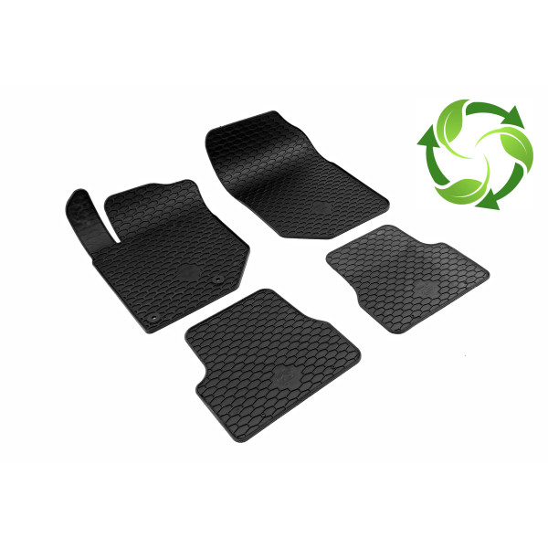 Rubber mats Citroen C4X (from 2023), 4 pcs/ P222408 / black