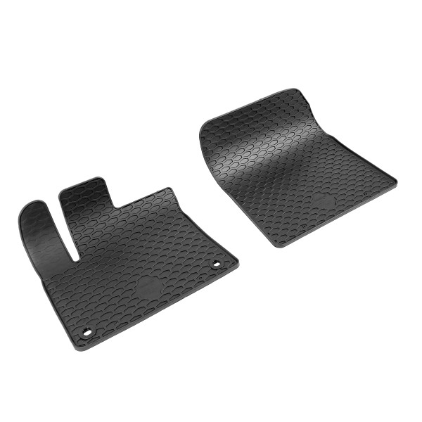 Rubber mats Fiat e-DOBLO Van (from 2022), 2 pcs/ 221857 / black